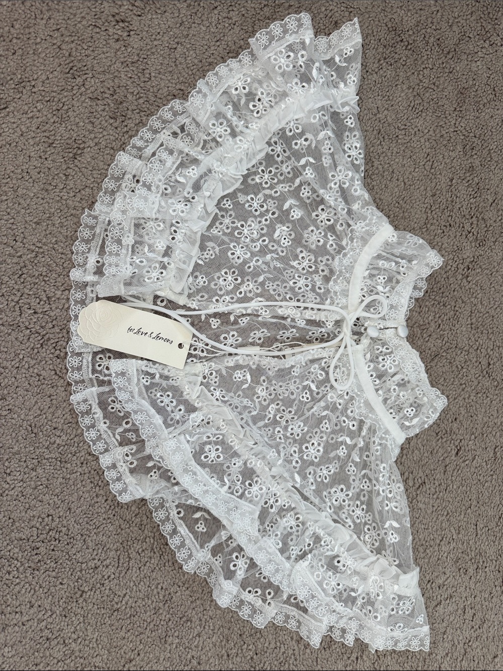 For Love & Lemons Layer Cake Chiffon Collar - Picture 2 of 4
